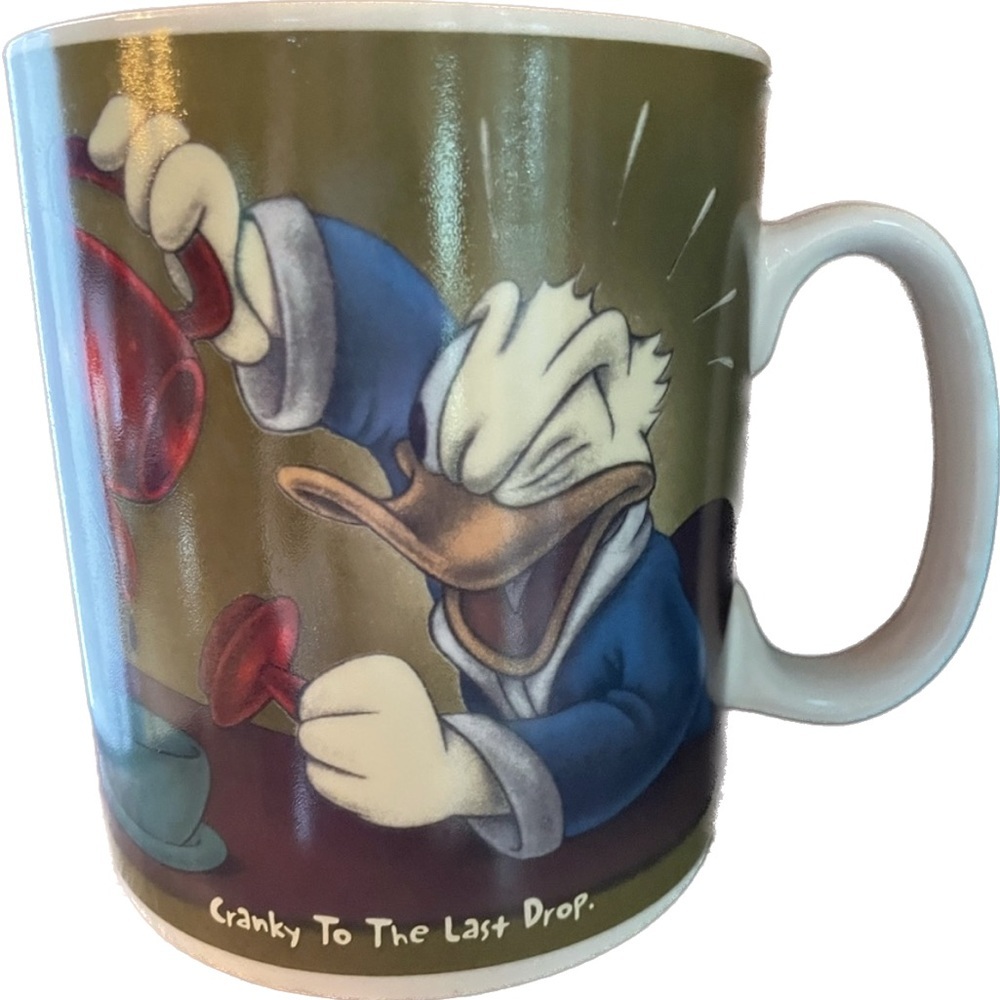 Donald Duck Cranky to the Last Drop Cup 24oz Jumbo Oversized XL
